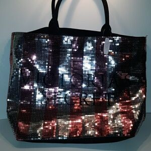 New Victoria's secret sequins tote bag